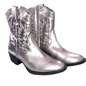 NEW Coconuts by Matisse x free people Metallic Cowgirl boot size 6